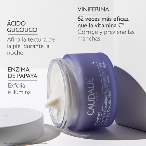 Caudalie Vinoperfect Crema Noche Glicólica Antimanchas